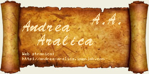 Andrea Aralica vizit kartica